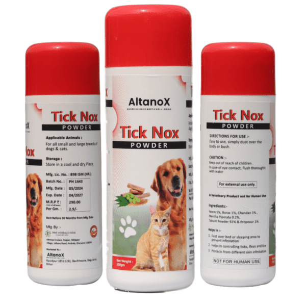 Altanox dog tick powder - tick nox